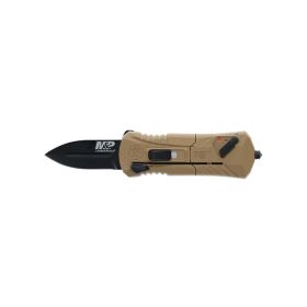 M&P Spear Point 2″ OTF Spring Assisted Open Knife (FDE)