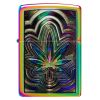 Zippo Windproof Lighter Metallic Leaf Color Image - Multi Color