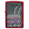 Zippo Windproof Lighter America250™ Color Image - Candy Apple Red