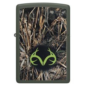 Zippo Windproof Lighter Realtree® Color Image - Green Matte