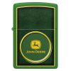 Zippo Windproof Lighter John Deere Color Image - Moss Green Matte