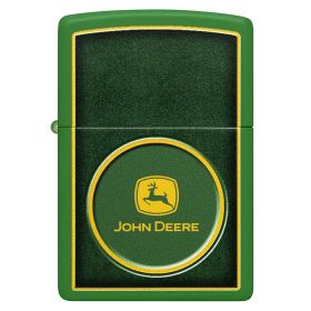 Zippo Windproof Lighter John Deere Color Image - Moss Green Matte