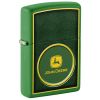 Zippo Windproof Lighter John Deere Color Image - Moss Green Matte