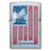 Zippo Windproof Lighter Ram Color Image - Brushed Chrome