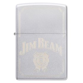 Zippo Windproof Lighter Jim Beam® Laser Engrave - Satin Chrome