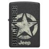 Zippo Windproof Lighter Jeep Color Image - Black Crackle®