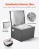 44.7 Qt Drop In Ice Chest Ice Cooler Ice Bin Stainless Steel 20'x16'x13'