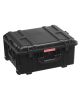 Weatherproof Hard Case, Heavy Duty Protective Dry Box Case with Pre-Cut Foam, Wheels & Retractable Pull Handles for Travel, Hunt, Military, Tactical