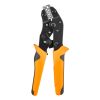 Crimping Tool, 24-12 AWG Ratcheting Wire Crimper Tool, Labor-Saving Electrical Terminal Crimp Pliers with Clear Metric & AWG Markings, Quick Release