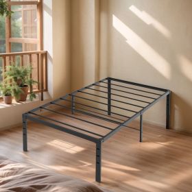 14 Inch Heavy Duty Metal Bed Frame with Under Bed Storage, No Box Spring Platform Bed Base