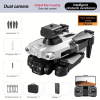 Silver dual-camera drone, equipped with optical flow hovering and intelligent obstacle avoidance functions