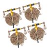 Ratchet Chain Binder, 5/16 in x 12.8 ft G80 Chains, 8000 lbs Working Load of Ratchet Load Binder, Chains and Binders Set