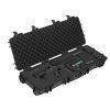 Hard Rifle Case, Lockable Rifle Case with Pre-cut Foams, 40 in Gun Storage with Wheels