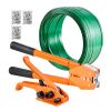 Banding Strapping Kit, Heavy Duty Banding Sealer Tool with 1000 ft Length PET Band, 300 Metal Seals