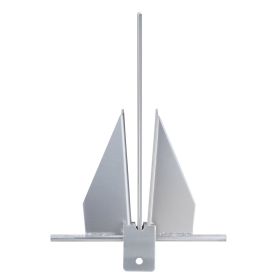Fluke Style Anchor Kit, 13 LBS Hot-Dipped Galvanized Steel Fluke Anchor with 7.9' Chain, 101' Rope and Two 0.4" Shackles