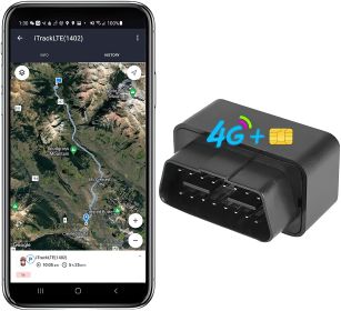 OBD2 GPS Tracker Real Time Vehicle Tracking Device 4G OBD II Car + $5 SIM