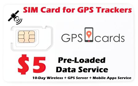 GPS Tracking card for Astron GT-3 Real-time GPS Locator + Live Tracking Platform