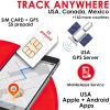 Sim card for GPS Tracker with Limitless Data & Easy Monitoring