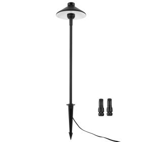 12 Pack Low Voltage Landscape Path Lights, 3W 210LM 12V-24VAC/DC Outdoor LED Pathway Lighting, 3000K Warm White Walkway Lights with Quick Connectors