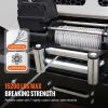 Galvanized Steel Winch Cable, 3/8 Inch x 50 Feet 15,200 lbs Breaking Strength, Wire Winch Rope with Swivel Hook, Towing Cable Heavy Duty