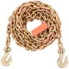 Transport Binder Chain, 4900 lbs Working Load Limit, 5/16'' x 20' G80 Tow Chain Tie Down with Grab Hooks, DOT Certified