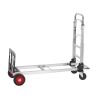 Aluminum Folding Hand Truck, 2 in 1 Design 400 lbs Capacity, Heavy Duty Industrial Collapsible cart