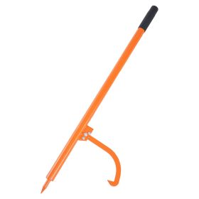 Log Peavey, 46.5 in, Metal Handle Log Lifter, Heavy Duty Log Roller with Max 19 in Opening, Rust-Resistant Log Jack Cant Hook