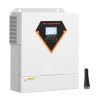 Hybrid Solar Inverter, 3500W, All in One Pure Sine Wave Power Inverter Charger, 24V DC to Single-Phase 220/230V AC