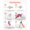 Steel Banding Strapping Kit, Heavy Duty Banding Sealer Tool with 100 ft Binding Straps, 100 Metal Clasps