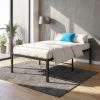 14 Inch Heavy Duty Metal Bed Frame with Under Bed Storage, No Box Spring Platform Bed Base