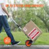 Folding Hand Truck, 275 lbs Load Capacity, Aluminum Portable Cart, Convertible Hand Truck and Dolly with Telescoping Handle and PP+TPR Wheels