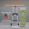 Folding Hand Truck and Dolly, 176 lbs Capacity, Aluminum Foldable Cart