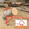 Timberjack, 46.5 in, Heavy Duty Steel Log Roller, Log Lifter with Adjustable Cant Hook, Logging Tools Log Jack for Logs Ups to 25" Dia