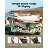 Retractable Ratchet Straps, 2 in x 4 ft Ratchet Tie Down Straps with Security Lock S Hooks