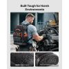 Tool Backpack, 65 Pockets, Heavy-duty Tools Storage Organizer Work Bags with Laptop Compartment & Molded Base