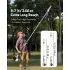 Gas Pole Saw, 43CC 2 Stroke Gas Powered Pole Saws with 10 in Cutting Bar, Cordless Tree Trimmer with 30 fl.oz Fuel Tank, 6.8 to 11.7 ft Extendable