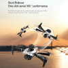 Silver dual-camera drone, equipped with optical flow hovering and intelligent obstacle avoidance functions