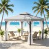 10' X 10' Gazebo Replacement Canopy Light Gray Model 84C-051 Or 84C-269 Outdoor Patio Pergola Cover