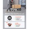 2 in 1 Hand Truck, 1000 lbs Load Capacity for 4-Wheel Mode, Convertible Hand Truck Dolly with Non-Slip Handle & Wheels