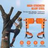 Tree Climbing Spikes Set, 1 Pair Alloy Steel Climbing Spurs with Safety Rope and Safety Harness, 350lbs Load Capacity Tree Climbing Gear