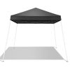 6x6ft Pop Up Canopy Tent, Outdoor Tent Canopy Foldable Portable Canopies for Camping, Patio, Easy Up Gazebo Canopy with Carry Bag Slant Legs