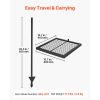Heavy Duty Swivel Campfire Grill, 16" Portable Camping Grill Grate, Sturdy Steel BBQ Mesh