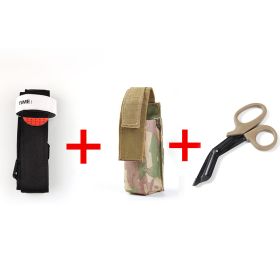 Spinning One-handed Tourniquet Arterial Emergency Tourniquet Outdoor Emergency (Specification: Light Brown)