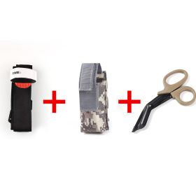 Spinning One-handed Tourniquet Arterial Emergency Tourniquet Outdoor Emergency (Specification: Gray)