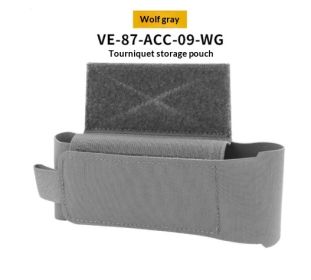 Velcro Tourniquet And Scissors Storage Pouch (Specification: Gray)