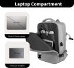 Travel Laptop Backpack, Business Sturdy Expandable Laptops Backpack Personal Item Bag