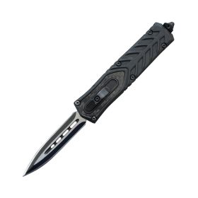 Automatic OTF Double Edge Knife (Style: Non-Serrated)