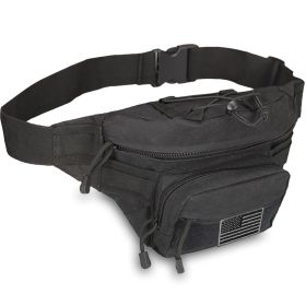 EDC Hunting Tactical Fanny Pack (Color: Black)