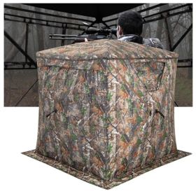 Stealth Hunting Tent With Pop-up Design, 150D Flame-Retardant Blackout Cloth (UV50+ & Waterproof), Fiber Glass Frame (Colors: Defaulttitle)
