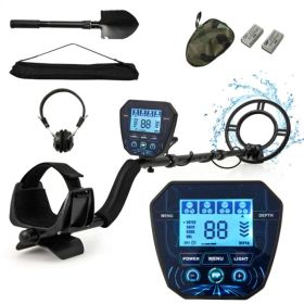 Black Metal Detector, IP67 Waterproof Coil & 4 Detection Modes, 10" Max Detection Depth (Colors: Defaulttitle)